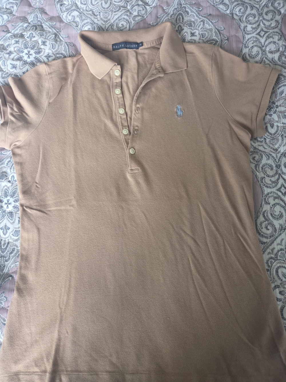 Ralph Lauren Men’s Polo Shirt in Light Tan